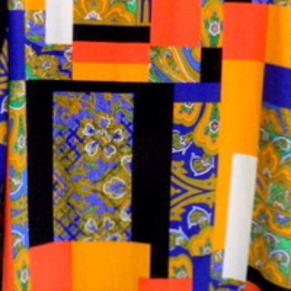 Jones Studio Women’s Wearable Art Multicolor Abstract 3/4 Sleeve Top – Size: 2X - Picture 3 of 11